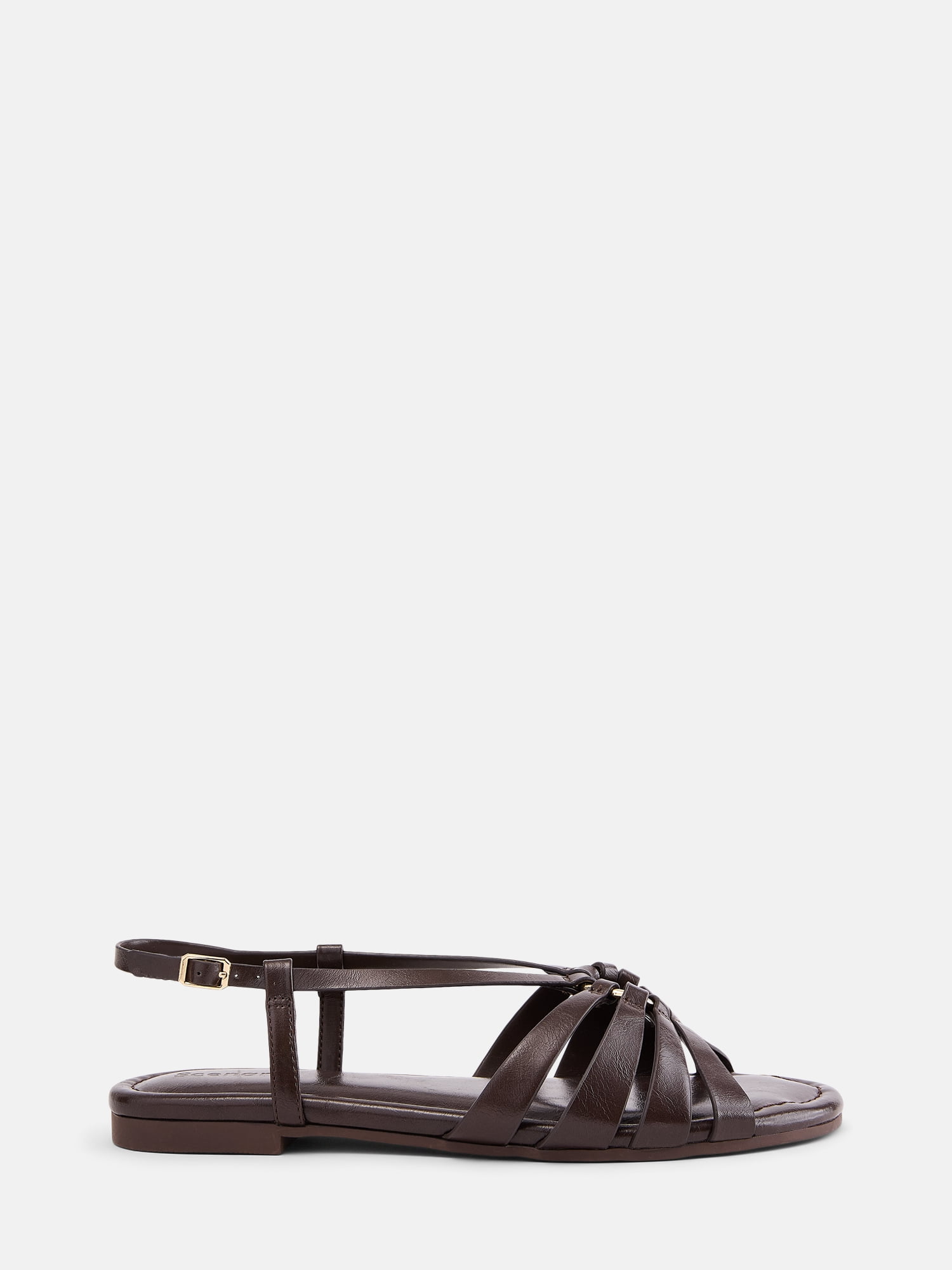 Scenario Women's Strappy Circle Flat Sandals