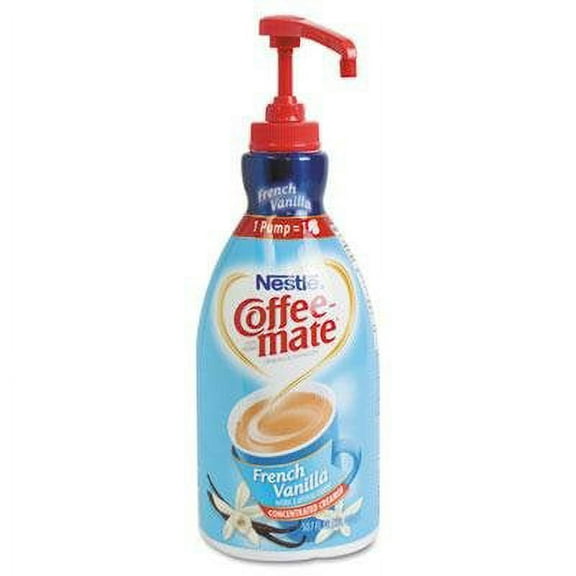 Nestle Coffee-mate Liquid Creamer French Vanilla Flavor 50.7 fl oz (Pack of 16)