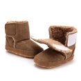 thumbnail image 2 of Invierno Cálido Cuero Niñas Botas de Nieve Suave Botines Botines - color por 9-12 , tal se describe Brown por 9- yotijar Zapatos de cuna Prewalker, 2 of 10