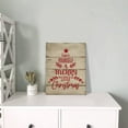 thumbnail image 3 of Have Yourself a Merry Little Christmas Wall Art, Christmas Canvas Wall Art, Rustic Red Christmas Tree Print Framed Canvas Painting Wall Art Home Kids Room Bedroom Nursery Decor, 3 of 3