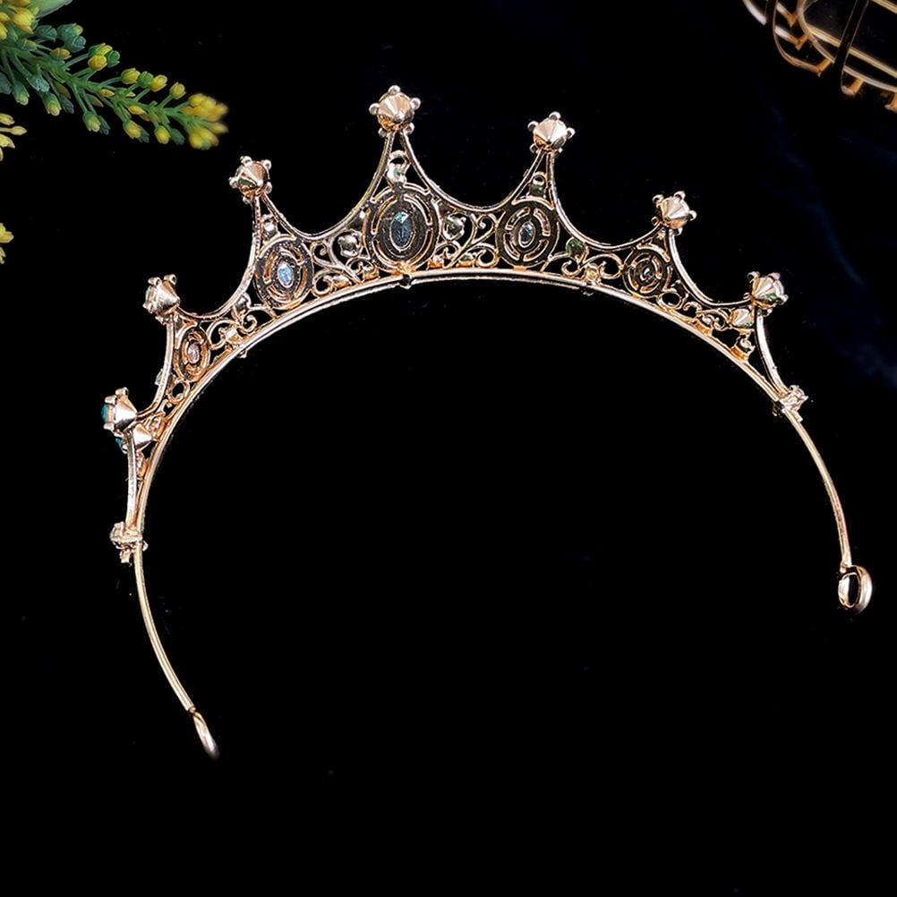 RENACLIPY 1Pack Bridal Rhinestone Crown Hair Decoration for Women at Wedding Event