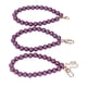 thumbnail image 3 of Cadena De La Caja Del Teléfono Móvil, Pulsera De Perlas Hebilla De Metal De Resina ABS Color Delicado Tres Estilos Para Teléfono Móvil Para Bolso Para Llavero ZAQW Púrpura, 3 of 8
