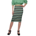 thumbnail image 1 of Moomaya Printed Knee Length Skirt For Women Plus Size Poly Spandex Skirt, 1 of 6