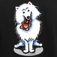 thumbnail image 3 of CafePress - Eskie Samoyed Lover Women's Light Pajamas - Women's Short Sleeve Print T-Shirt and Pants Dark Cotton Pajama Set, 3 of 7