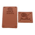 thumbnail image 3 of EeaseCA 100Pcs DIY Clothes Leather Tags Handmade Clothes Leather Label with Hole, 3 of 7