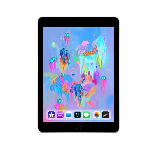 Refurbished 2018 Apple iPad Wi Fi 32 GB Space Gray (6th Generation