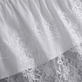 thumbnail image 6 of XIAONU Women's Lace Trim Mini Skirt Layered Semi-Sheer Skirt Elegant Versatile Daily Skirts, 6 of 7