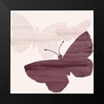 thumbnail image 2 of Kimberly, Allen 12x12 Black Modern Framed Museum Art Print Titled - Blush Butterflies 1, 2 of 5