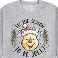 thumbnail image 3 of Disney Winnie The Pooh - Tis The Season To Be Jolly - Men's Crew Neck Fleece Pullover, 3 of 5