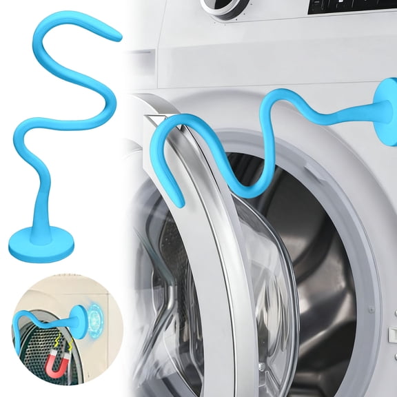 Front Load Washer Door Prop Holder Stopper,Universal Washing Machine Door Holder,Keeps Front Load Washer & Dryer Door Ajar,Flexible Silicone Support for Most Machines