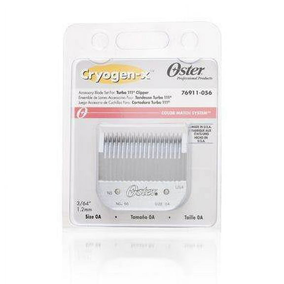 Oster Cryogen-X Replacement Blade Size 0A Model No. 76911-056
