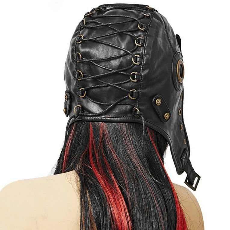 Leather Aviator Hat Leather Helmet 