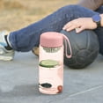 thumbnail image 3 of Sports Water Bottle 21.9oz Leak Proof Portable Outdoor Fitness Hydration Bottle with Clear Scale and Strap, Reusable, Dishwasher Safe, Suitable for Hiking Camping and Gym, 3 of 7