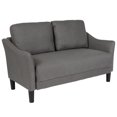 thumbnail image 1 of Asti Upholstered Loveseat in Dark Gray Fabric, 1 of 5