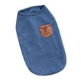 thumbnail image 3 of Ropa para Mascotas Colco Chaleco Camiseta Azul L Camiseta del Algodón, 3 of 8