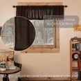 thumbnail image 3 of VHC Brands Burlap Chocolate, Cotton, 16x72, Valance, Brown, 3 of 5