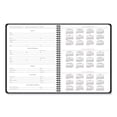thumbnail image 3 of Contemporary Lite Weekly/Monthly Planner, 11 x 8.25, Black Simulated Leather Cover, 12-Month (Jan to Dec): 2024 | Bundle of 5 Each, 3 of 10