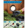 thumbnail image 4 of Leonlite Low Voltage Landscape Lighting Cable, Black, 4 of 6