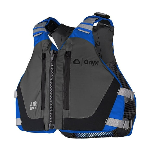 Onyx Outdoors Life Vest 123000-500-020-23 Air Span Breeze; X-Small/Small; Blue; Single; For Paddling Kayak Fishing