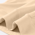 thumbnail image 6 of ABSUYY Womens Anti Chafing Slip Shorts Mid Waist Open Crotch Invisible Under Dress Shorts Beige,Size XL, 6 of 9