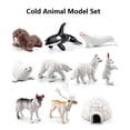 thumbnail image 2 of Set de decoración de modelos de animales de invierno x10 HUOGUO, 2 of 5