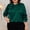 Green Tops for Women, variant on Olyvenn Women's Plus Size Tshirts 2025 Spring Trendy Casual Business Clothes Crew Neck Long Sleeve Pleated Tops Beige 4XL