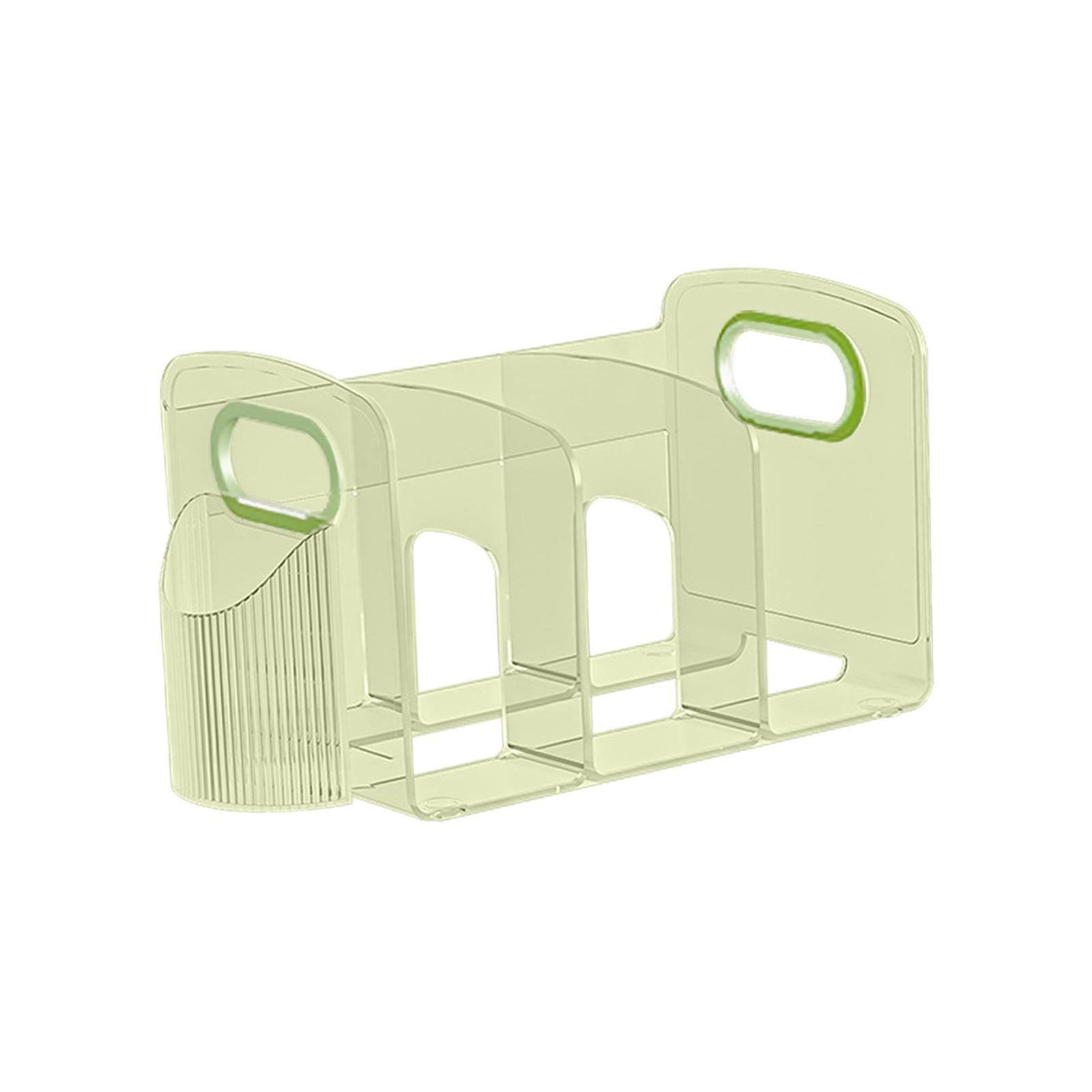 Tachiuwa File Holder Magazine Holder Divider Shelf Bookcase Purse Organizer File Folder Rack Desk Organizer for Home Classroom Desktop 28cmx14cmx15cm