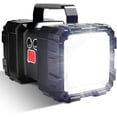 thumbnail image 1 of Linterna LED recargable 10000mAh 1200lm Modo de espera ultra largo Linterna de camping impermeable de alta potencia 7 modos súper brillantes Luz de búsqueda LED con salida de banco de energía USB ER, 1 of 5
