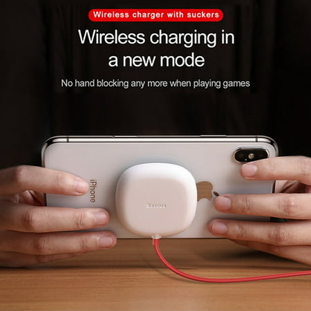 Universal Wireless Charger, Fast Wireless Charging Stand New Suction Cup 1.5m Long Cord auto-Exchange 10W and 7.5W Support All Mobile Phones with Wireless Charging Reception - (Best Mobile Phone Reception)