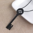 thumbnail image 4 of Halloween Metal Key Skeleton Props Neil Gaiman Black Treasure Chest Key Necklace, 4 of 6