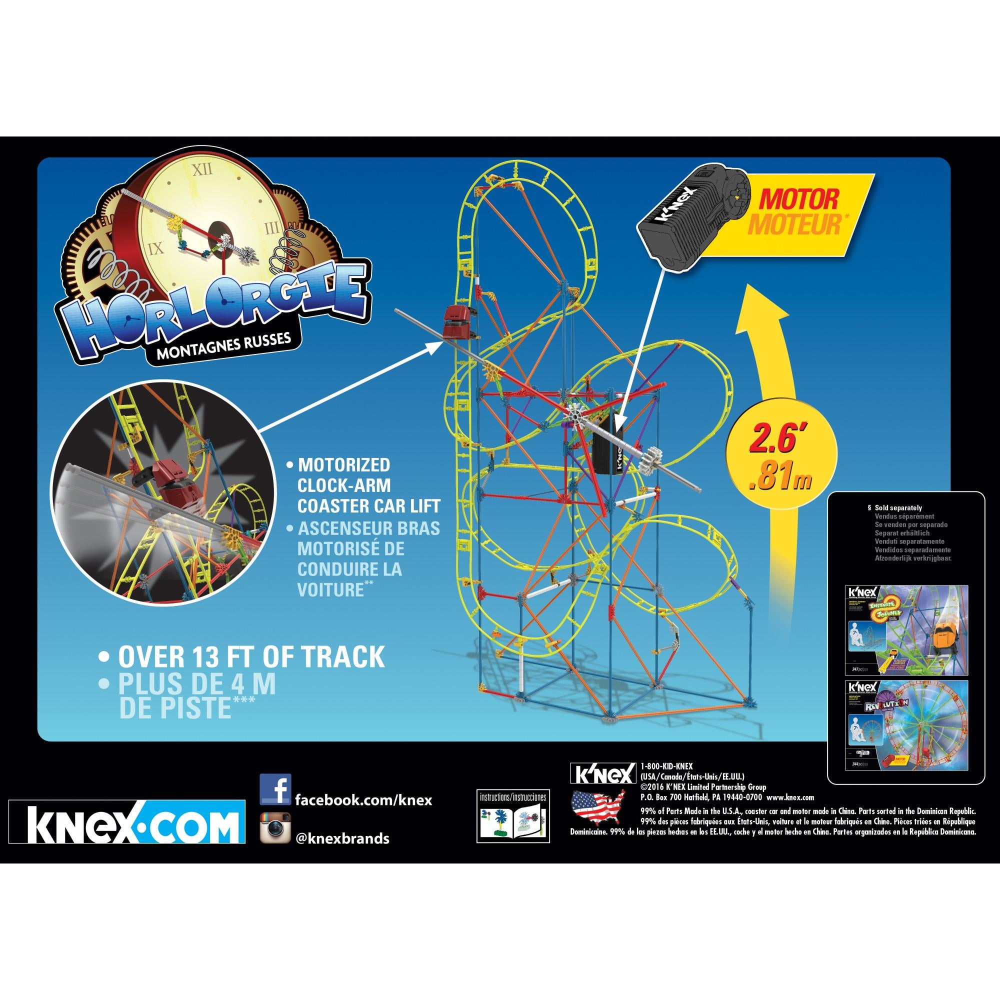 knex clock work roller coaster