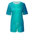 thumbnail image 4 of Hiijoy Toddler Girls Tie Dye Outfits Short Sleeve T Shirt Shorts Clothes Set, Sizes 4-5T, 4 of 5