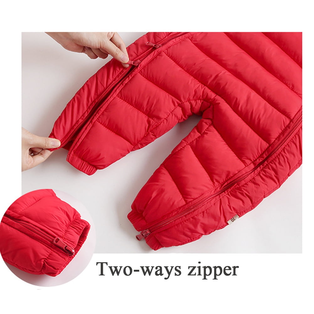 Gyratedream Newborn Baby Girl Boy Warm Hooded Snowsuit Outerwear Down Onesie Outwear