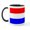 White/Black Inside, variant on CafePress - Dutch Flag Mug - 11 oz Ceramic Mug - Novelty Coffee Tea Cup