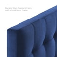 thumbnail image 5 of Modway Lily Biscuit Tufted Twin Performance Velvet Headboard in Navy, 5 of 8