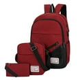thumbnail image 1 of MZXELPRJD Back School Bookbag Travel Carry on Backpack Mtg Backpack Mochila Para Laptop Mujer Small Personal Item Travel Bag Book Bag for Girls, Red, 1 of 8