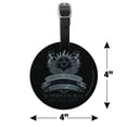 thumbnail image 6 of Supernatural Saving People Hunting Things Round Leather Luggage Card Suitcase Carry-On ID Tag, 6 of 6