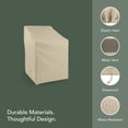 thumbnail image 4 of Covermates Outdoor Chair Cover - 34"W x 40"D x 34"H, 300D Polyester, All-Weather, 4 of 7