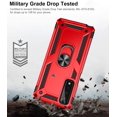 thumbnail image 7 of REQO for LG Stylo 7 5G Case and HD Screen Protectors, Military-Grade Metal Ring Kickstand 15ft Drop Tested Shockproof Cover Case Compatible with LG Stylo 7 5G, Red, 7 of 7