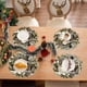 thumbnail image 5 of Ireezec Christmas Diatomite Placemat t Reusable Heat Resistant Washable Table Mats Holiday Dining Party Decoration Insulated Tabletop Protector for Festive Gatherings, 5 of 6