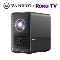 VANKYO Performance H500R Native 1080P Portable Projector, Built-in Roku TV, Full HD 5G Wifi & Bluetooth Outdoor Movie Projector, Auto-Focus & Auto-Keystone