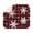 Red Christmas Snowflake, variant on Red Christmas Snowflake and Plaid Pattern Dish Drying Mat for Kitchen 1 Pack, Ultra Absorbent Microfiber Dishes Drainer Mats,16x18in(41x46cm)