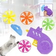 thumbnail image 2 of Fetch Toy For Cat Colorful Flying Disc Launchers Toys for Pet Cat Dog, 2 of 8