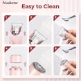 thumbnail image 3 of SUTENGDA 1pc  Dual-Head Electric Hair Trimmer for Women  Rechargeable 400mAh Lithium Battery  USB Charging  Multipurpose Bikini Razor and Face Shaver for Body  Arms  Thighs - Ideal New Ye, 3 of 6