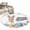 White, variant on Area Rugs 2.7'x5', Happy Easter Carpet for Living Room Bedroom Dining Room, Spring Watercolor Bunny Eggs Flowers Throw Kitchen Rugs Non Slip Washable Rectangle Indoor Outdoor Rugs