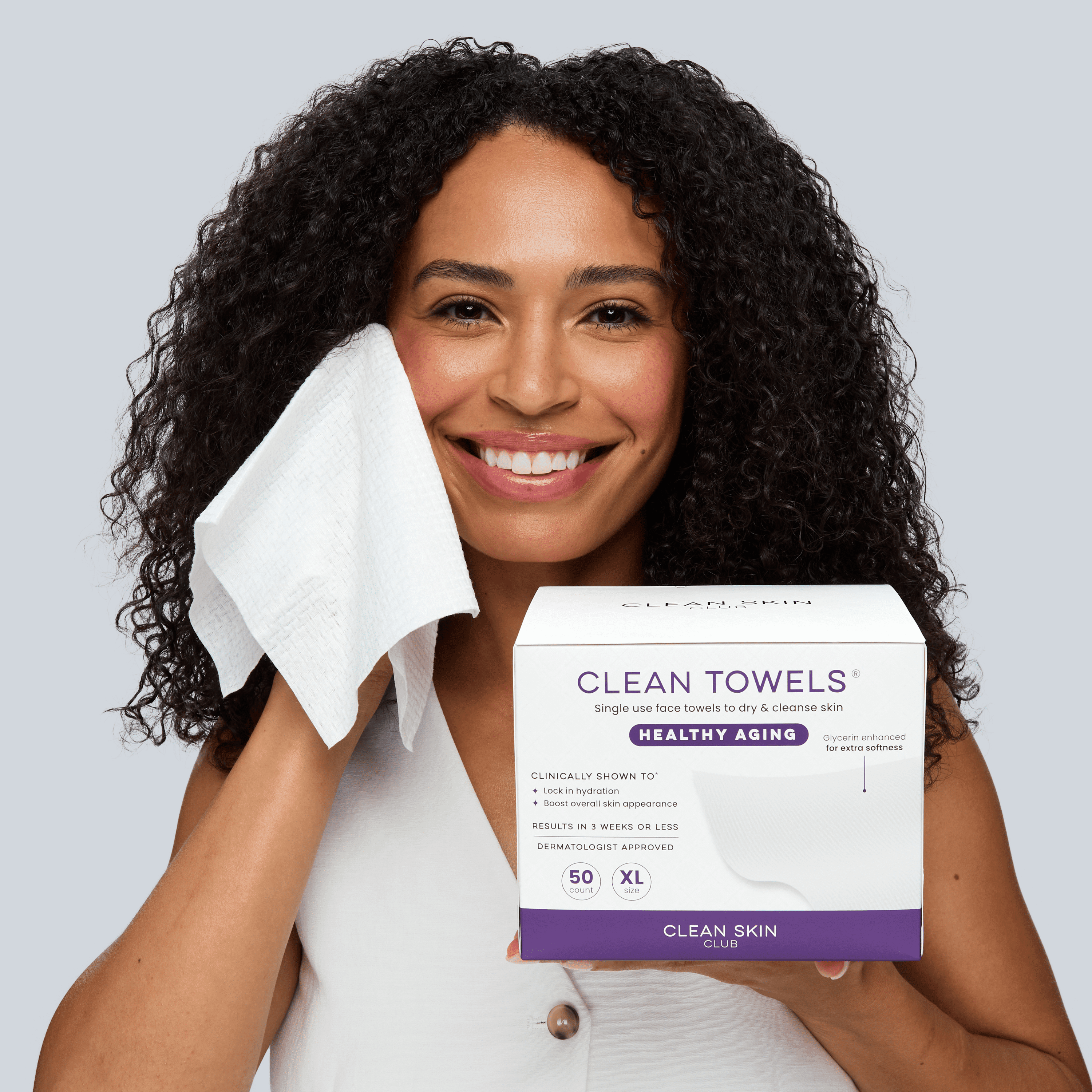 Clean Towels Healthy Aging, 50ct