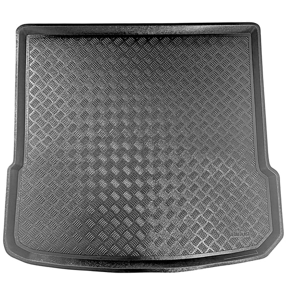 Rezaw-Plast Cargo Mat for Audi Q7 2007 2008 2009 2010 2011 2012 2013 2014 2015 Custom Fit PE Odorless Molded Anti-Slip Surface Trunk Mat Black