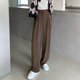 thumbnail image 1 of Pantalones de pierna ancha holgados de cintura alta informales para mujer primavera otoño nueva mujer hasta el suelo trajes blancos pantalones largos de mujer Tan Jianjun unisex, 1 of 2