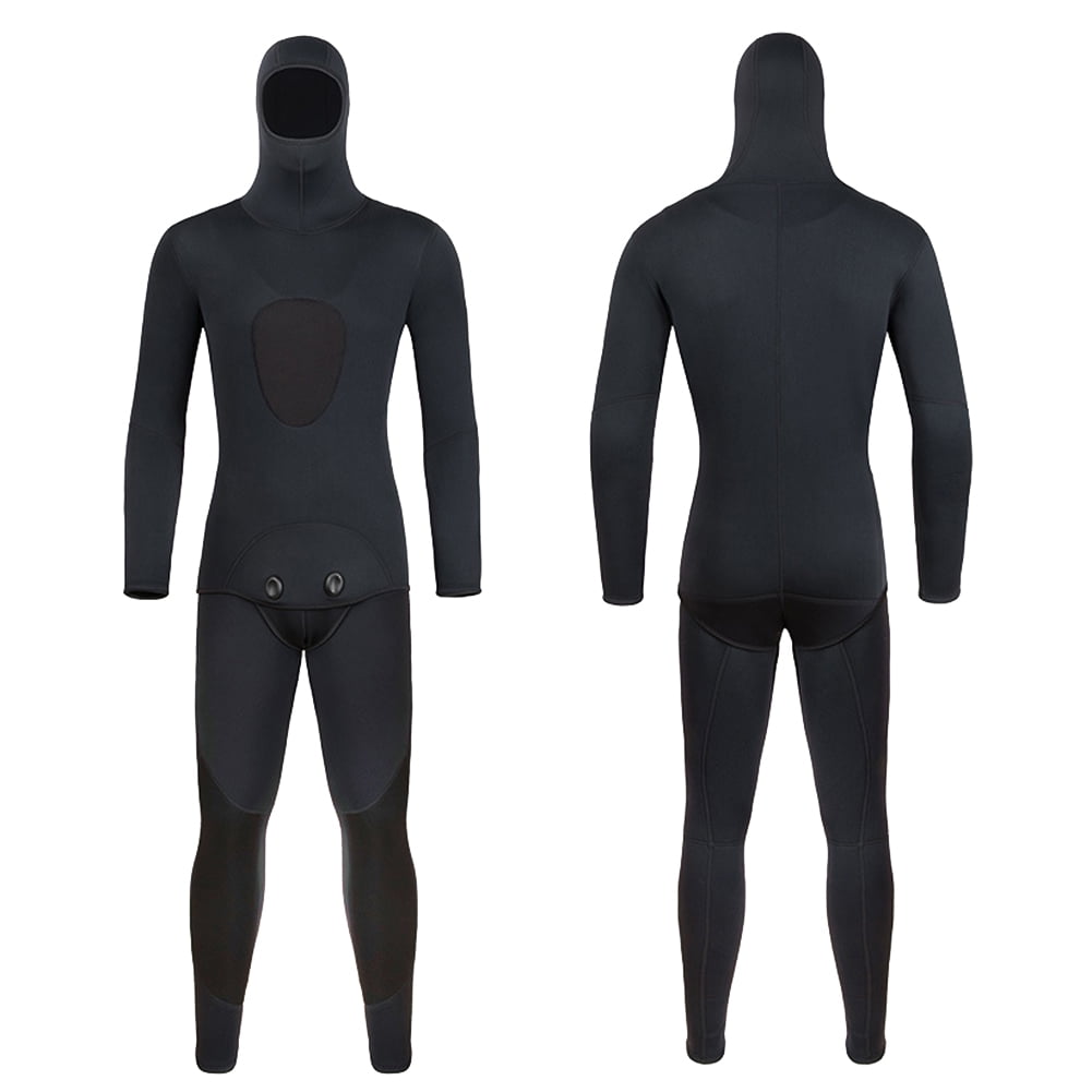 AMNHDO 3mm Neoprene Hooded Wetsuit OnePiece Wet Suit Womens Mens