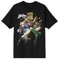 thumbnail image 3 of Mens Jojo's Bizarre Adventure Anime Cartoon Black Graphic Tee Shirt-Medium, 3 of 6